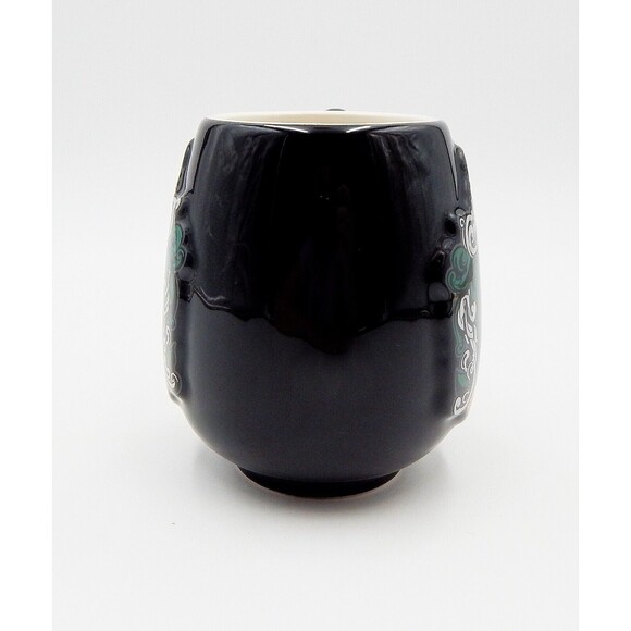 Harry Potter Embossed Slytherin House 3D Crest Ceramic Mug Black Warner Bros - Picture 2 of 8